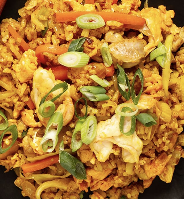 Indo-Chinese Fried Rice.
