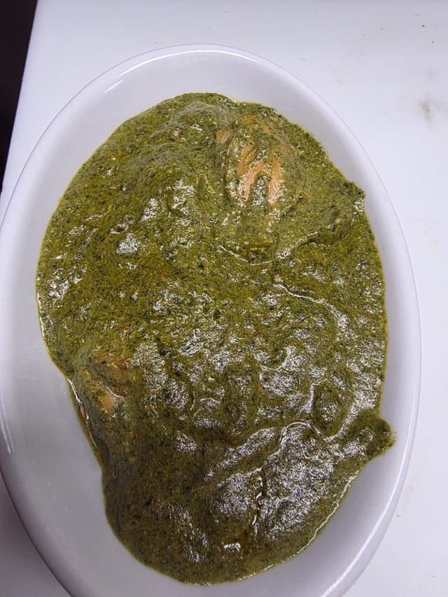 Saag Chicken.