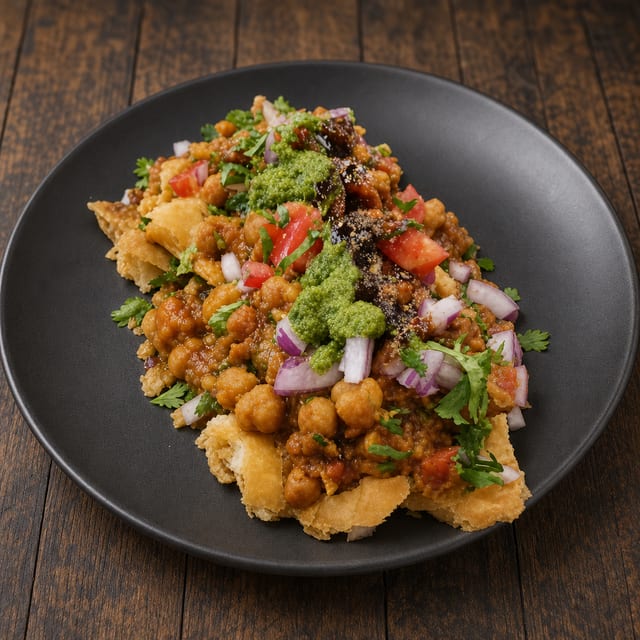 Samosa Chaat (V/option).