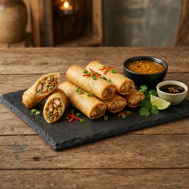 Chicken Spring Roll.