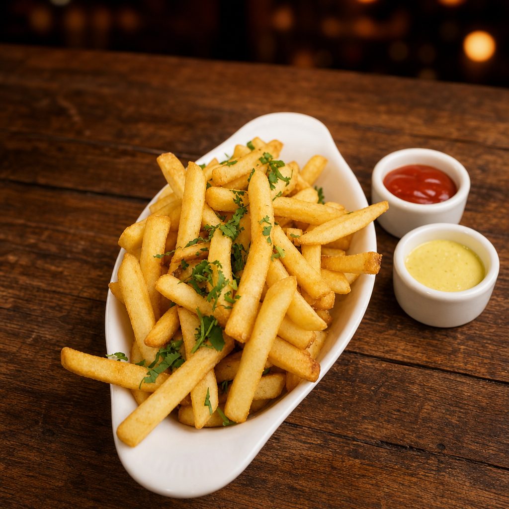 Masala Fries (V).