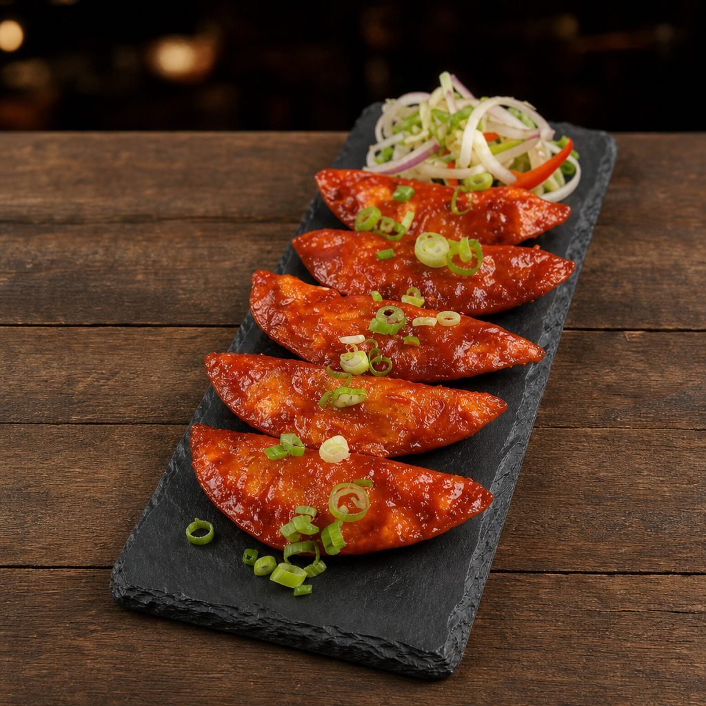 Veg. Firecracker Momos (5pcs) (V).