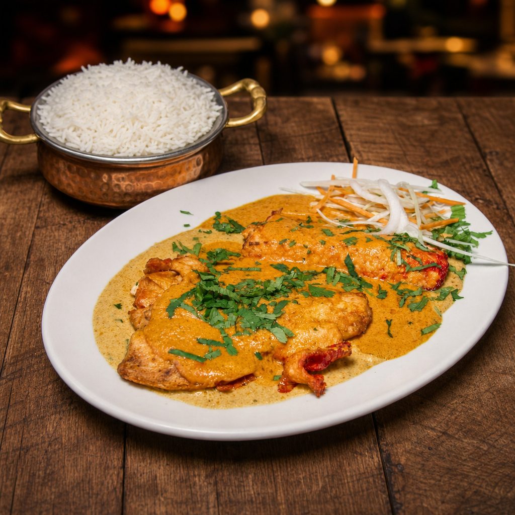 Signature Salmon Curry.