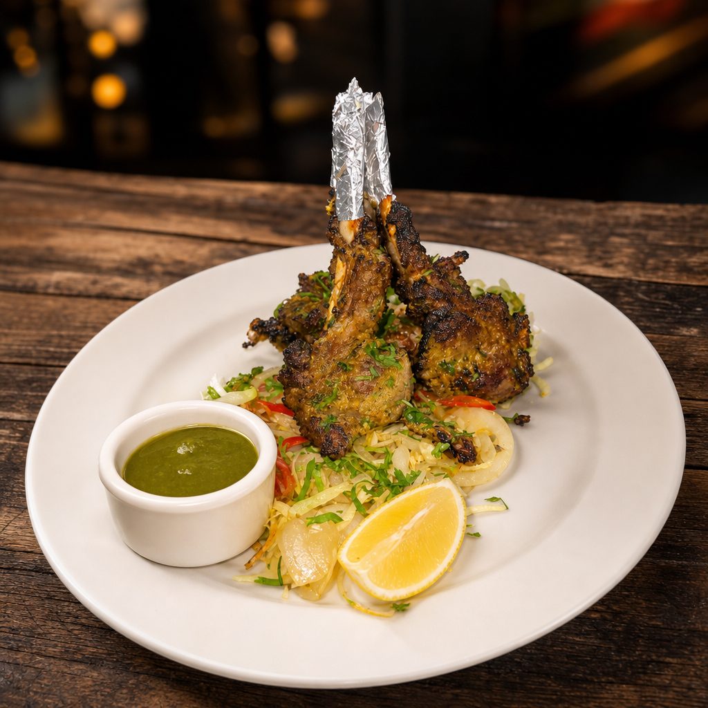 Tandoori Lamb Chops (4pcs).