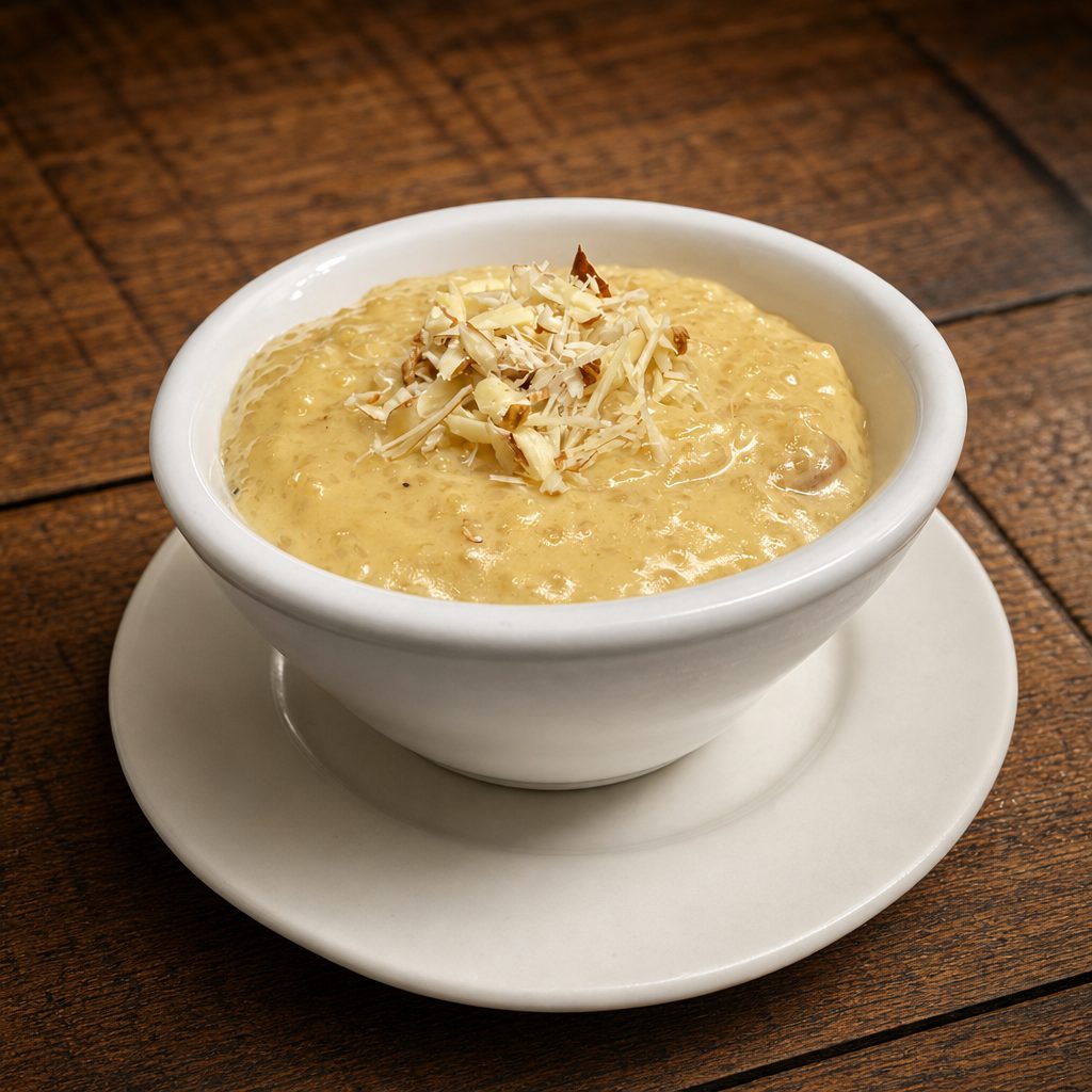 Almond & Cashew Rice Pudding.