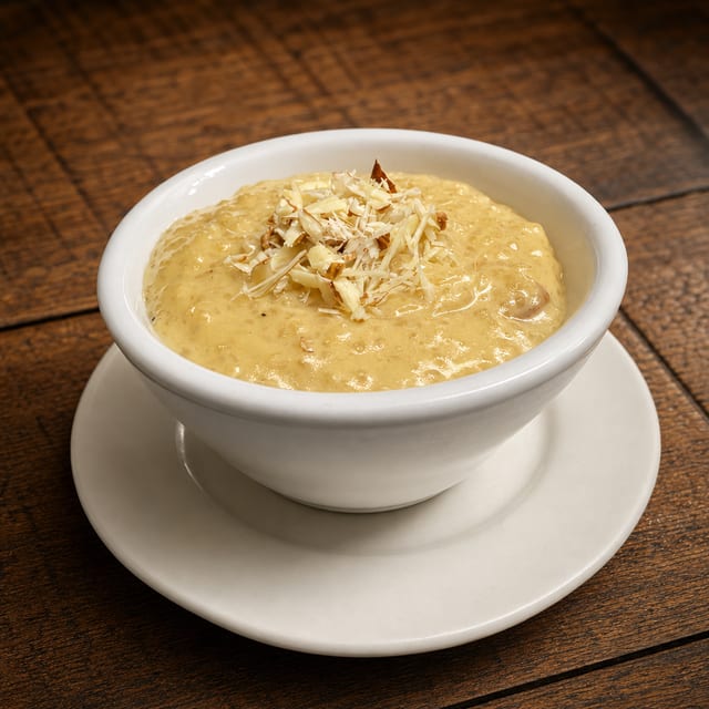 Almond & Cashew Rice Pudding.