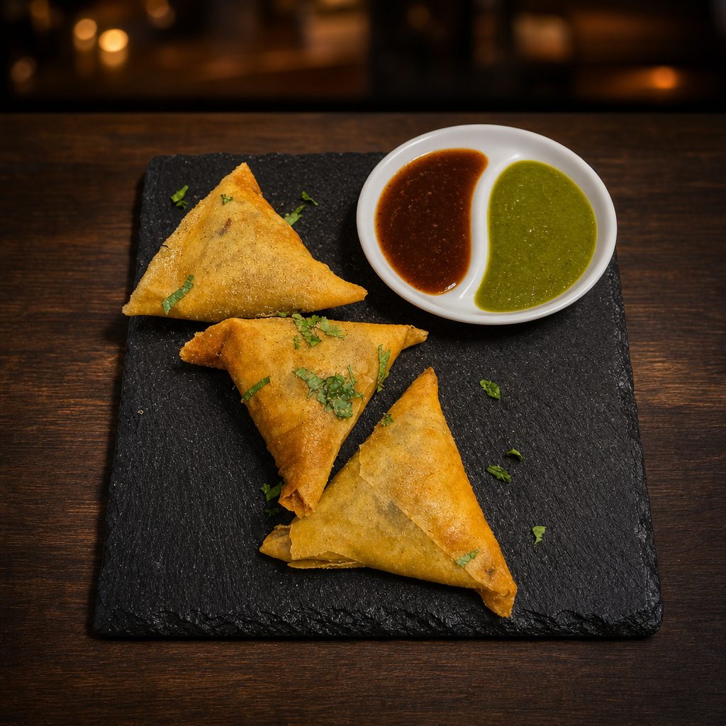Goat Samosa (3 Pcs).