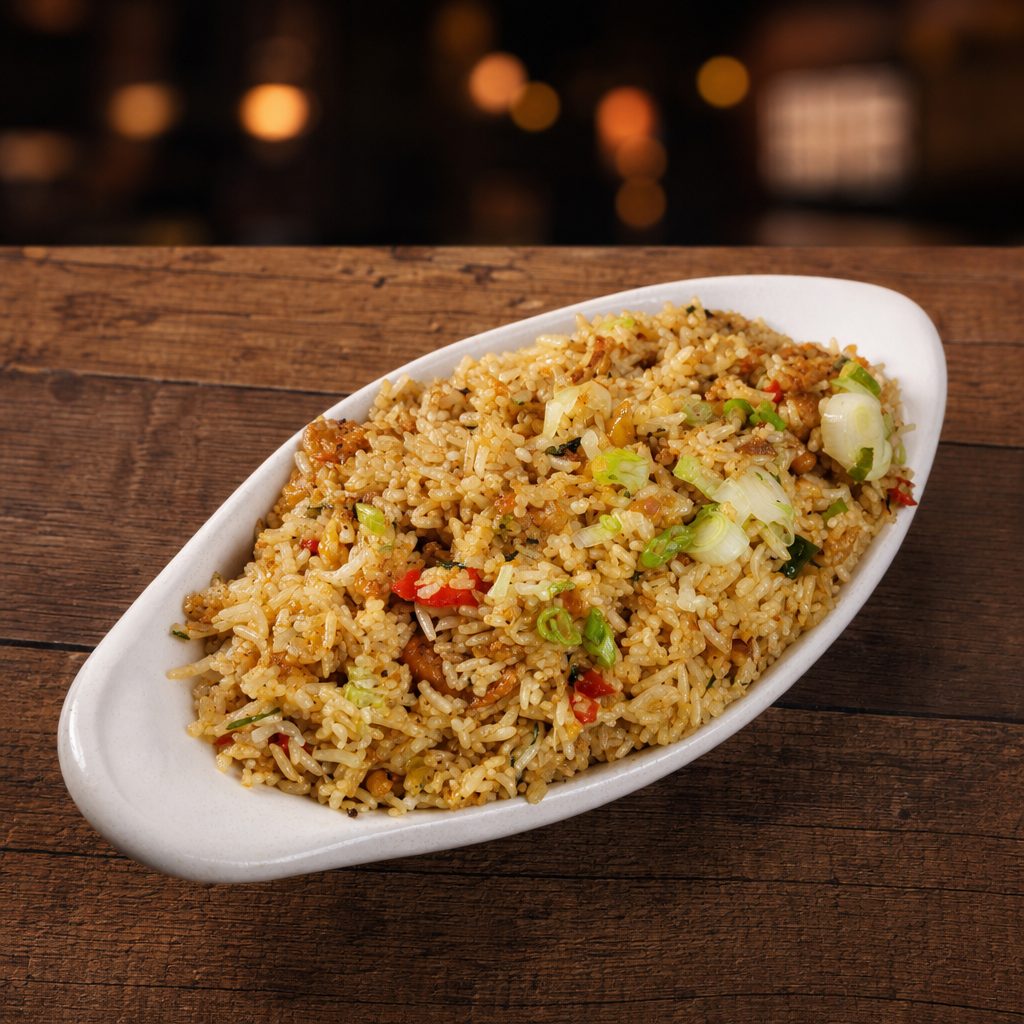 Indo-Chinese Fried Rice.