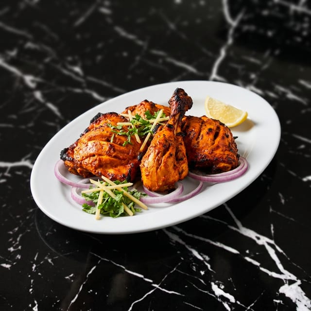 Tandoori Bone-In Signature Tandoori Chicken.