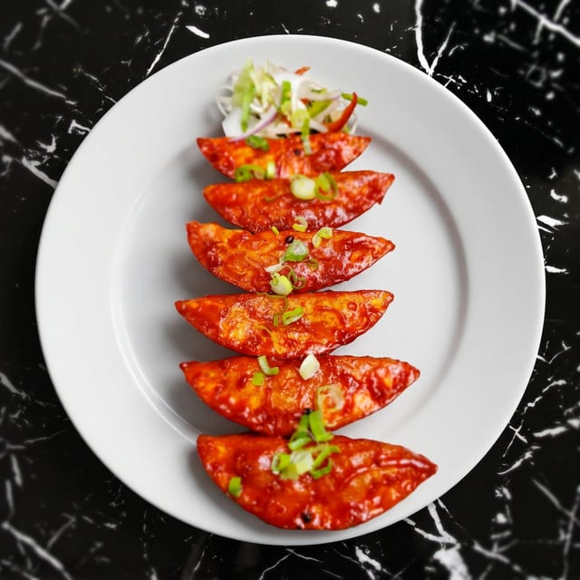 Veg. Firecracker Momo's (5pcs) (V).