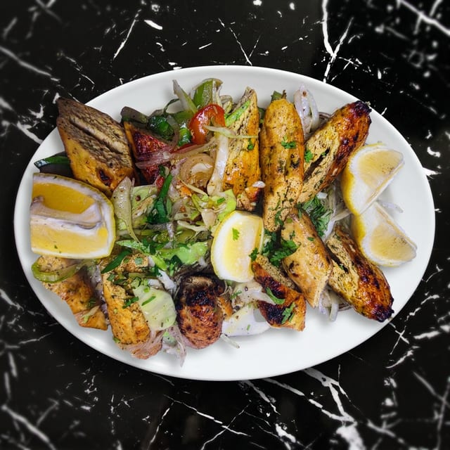 Tandoori Chicken Seekh Kabab.