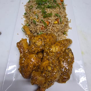 FRIED WINGS 6pcs & FRIED RICE